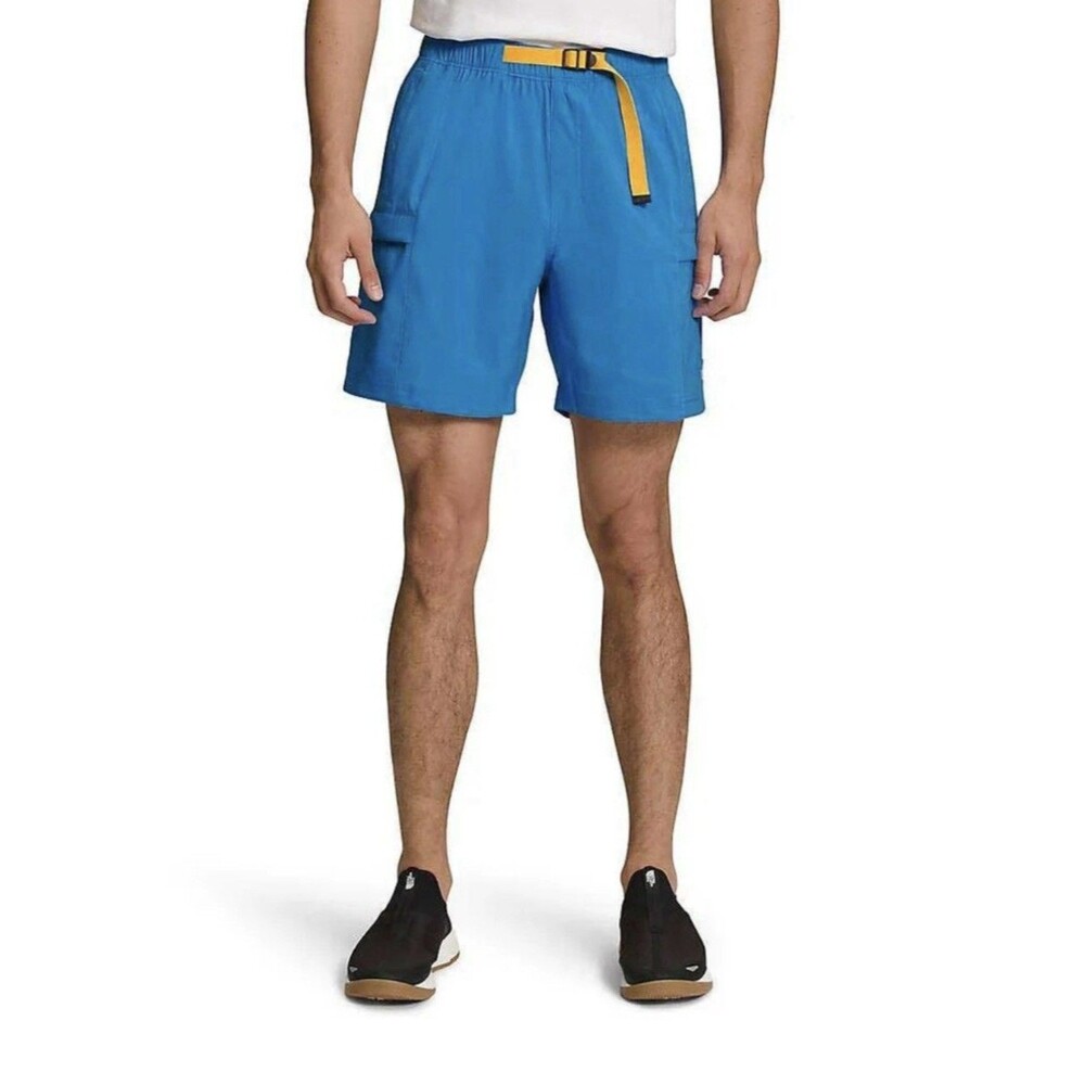 The North Face Class V Belted Shorts Mens Hiking Outdoor Blue Size 2XL NEW